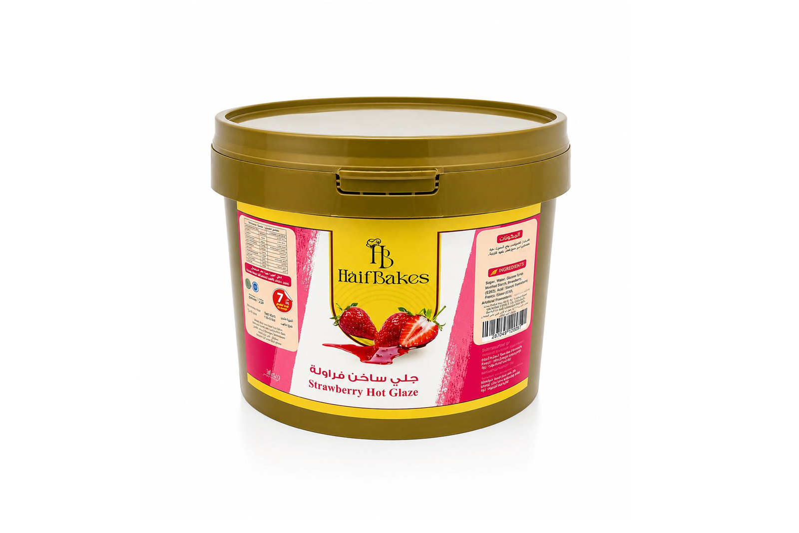 STRAWBERRY HOT GLAZE 7KG